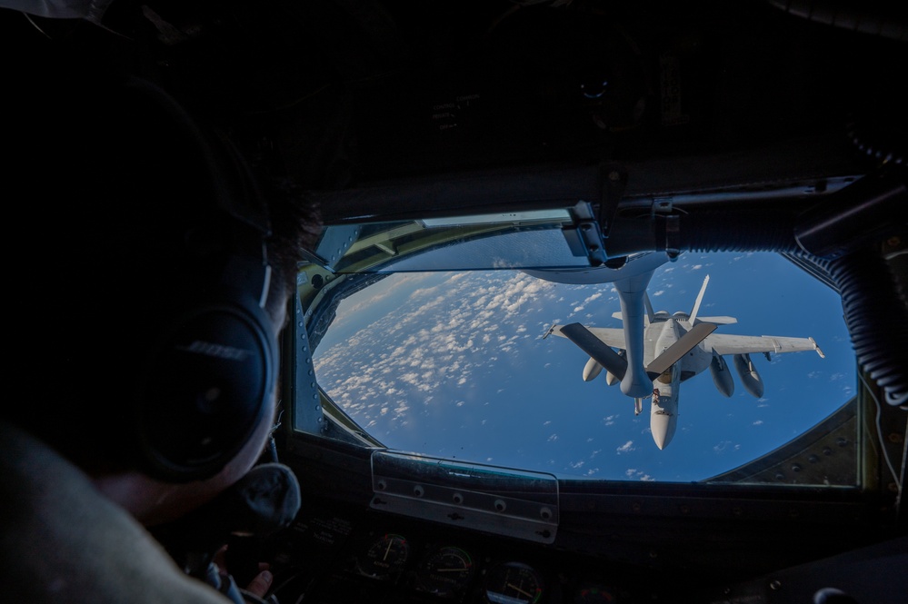 Aerial allies in action: 909th ARS meets the fleet