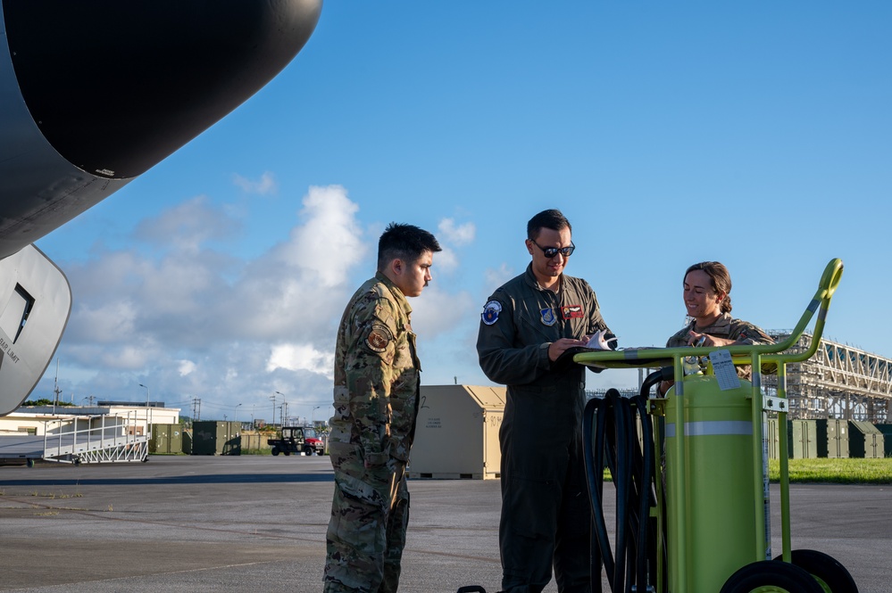 Aerial allies in action: 909th ARS meets the fleet