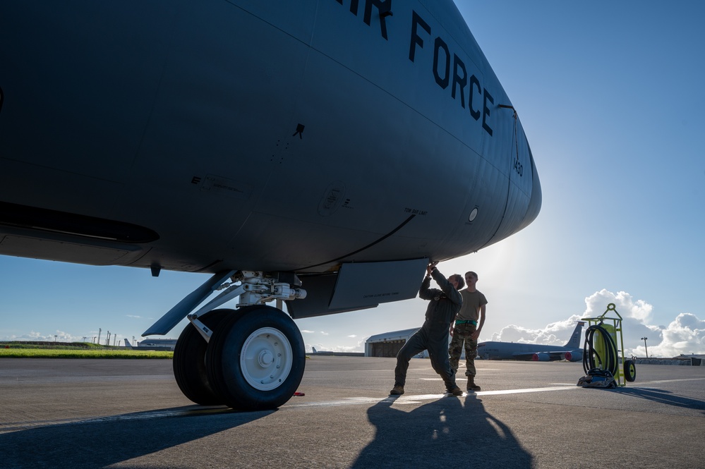 Aerial allies in action: 909th ARS meets the fleet
