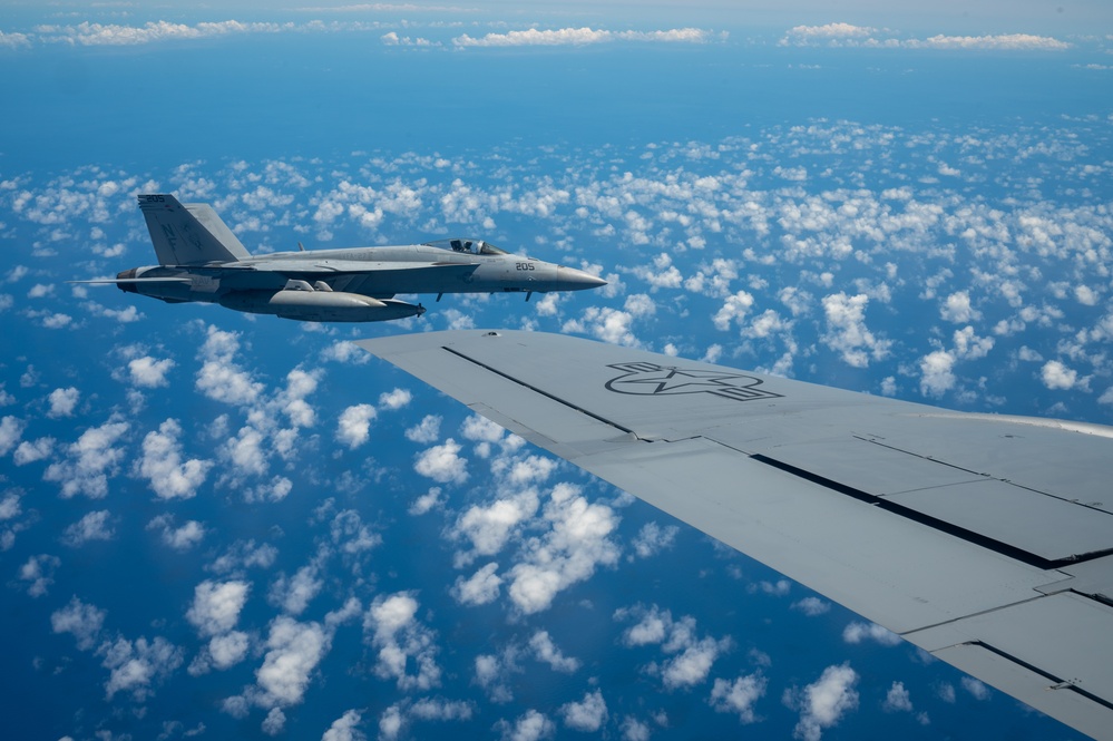 Aerial allies in action: 909th ARS meets the fleet