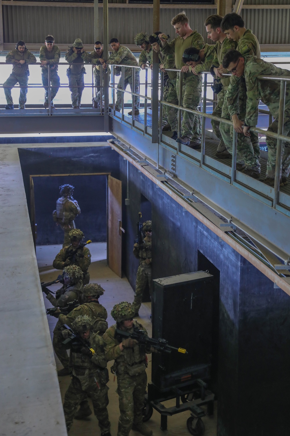 2ID leads shoothouse training with New Zealand Army soldiers.