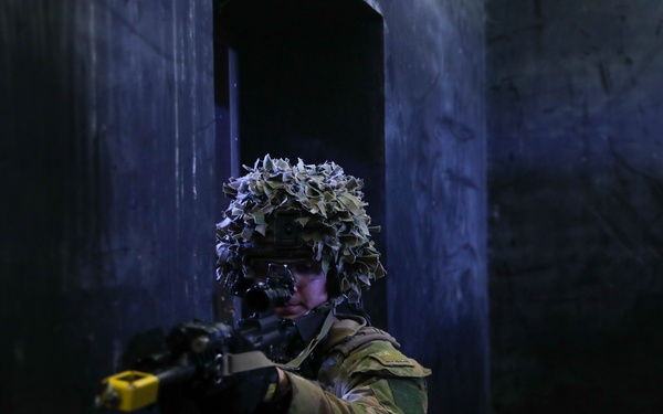 2ID leads shoothouse training with New Zealand Army soldiers.