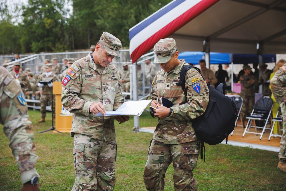 21st TSC Change of Command Ceremony