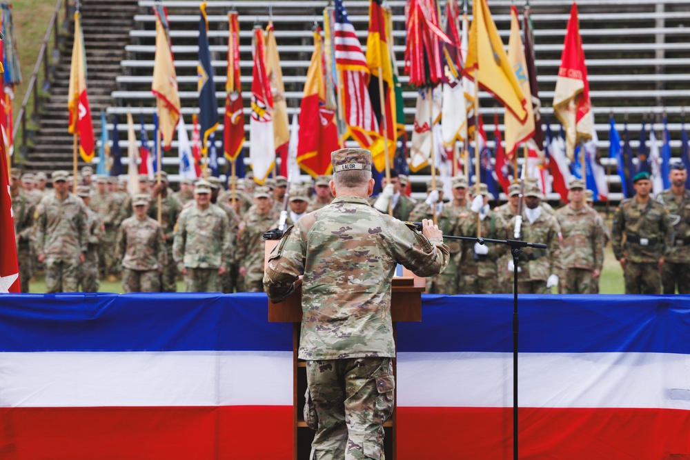 21st TSC Change of Command Ceremony