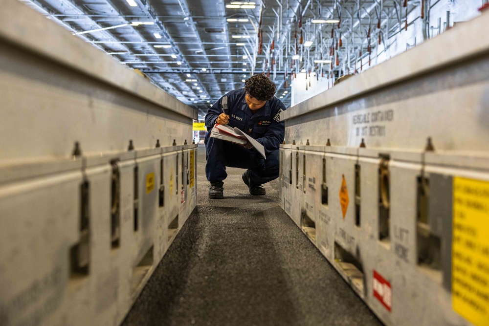 Daily Operations Aboard USS George H.W. Bush (CVN 77)