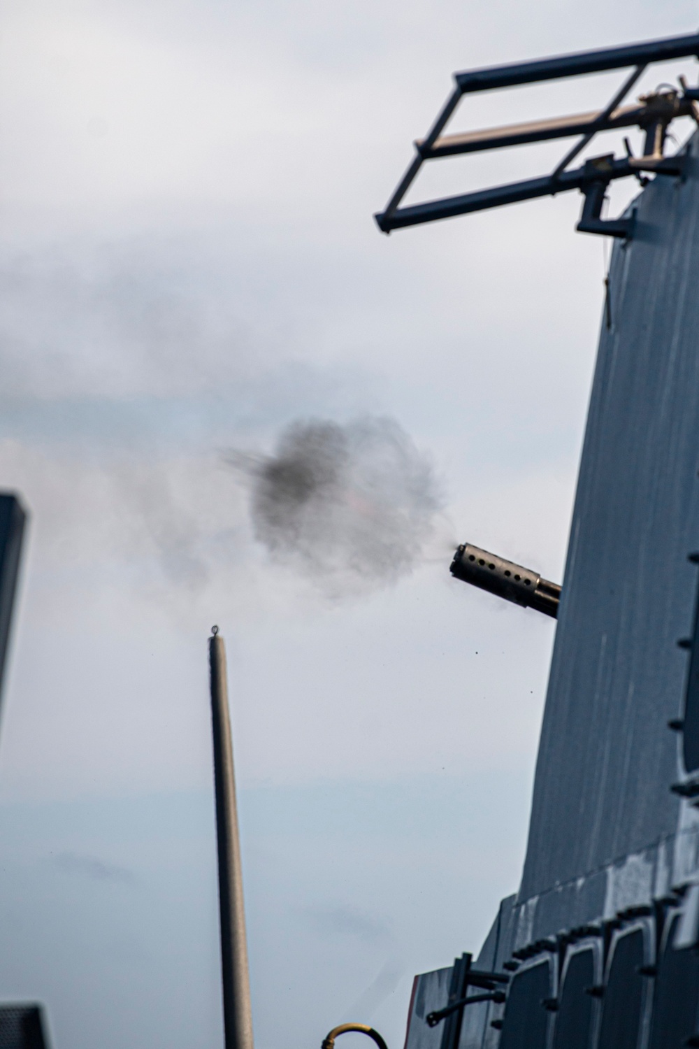 USS Higbee Conducts Live-Fire Weapons Exercise