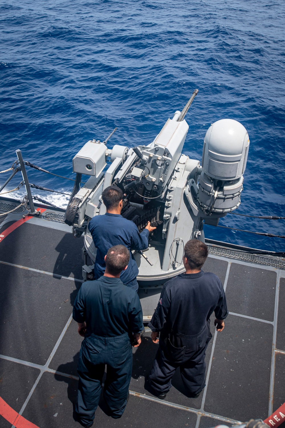 USS Higbee Conducts Live-Fire Weapons Exercise