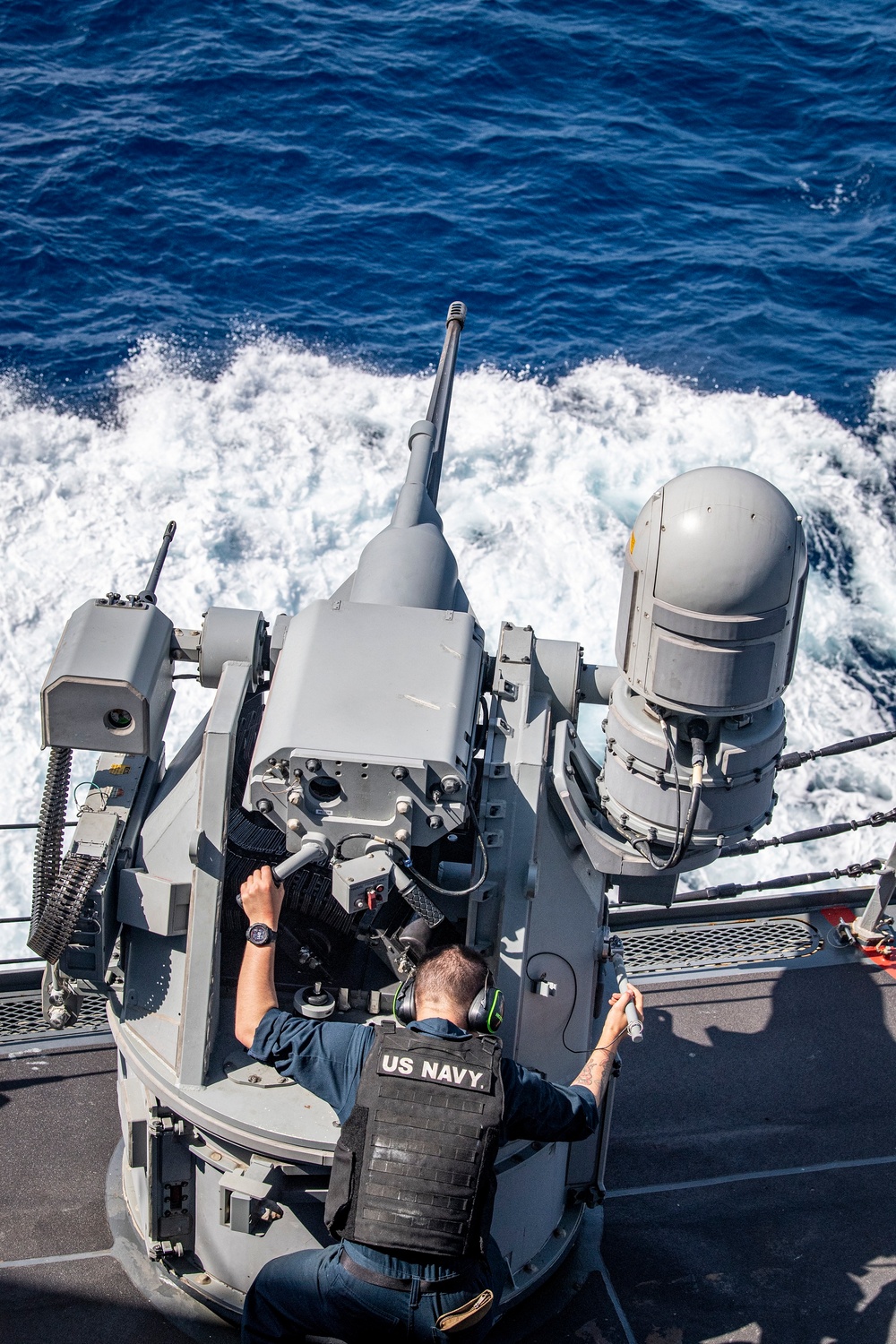 USS Higbee Conducts Live-Fire Weapons Exercise