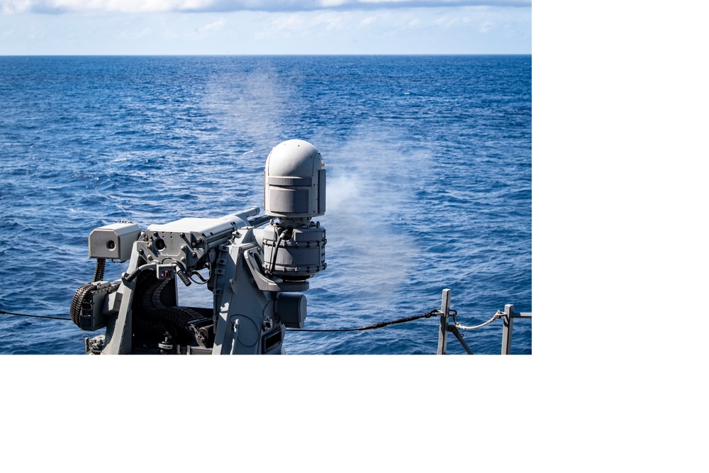 USS Higbee Conducts Live-Fire Weapons Exercise