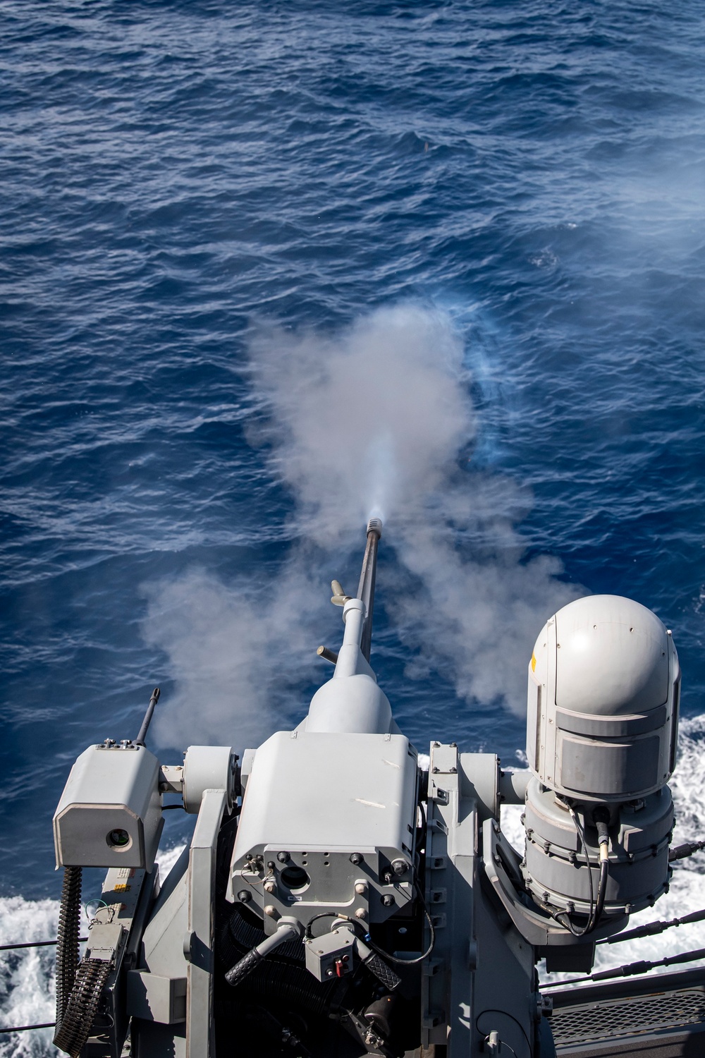 USS Higbee Conducts Live-Fire Weapons Exercise