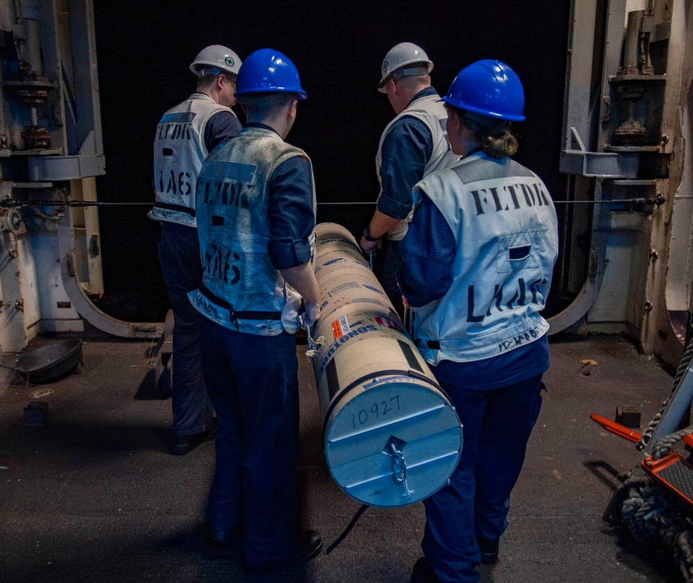 USS America (LHA 6) Conducts Oceanic Data Collection