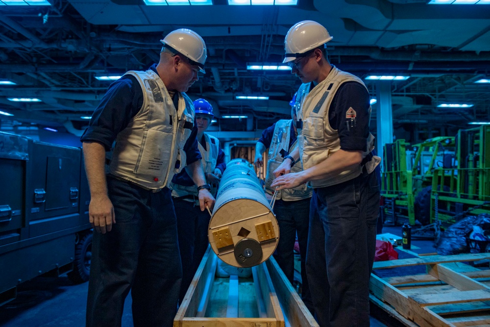 USS America (LHA 6) Conducts Oceanic Data Collection