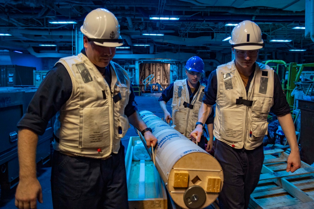 USS America (LHA 6) Conducts Oceanic Data Collection