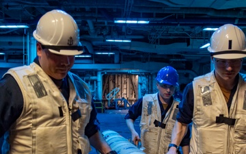 USS America (LHA 6) Conducts Oceanic Data Collection