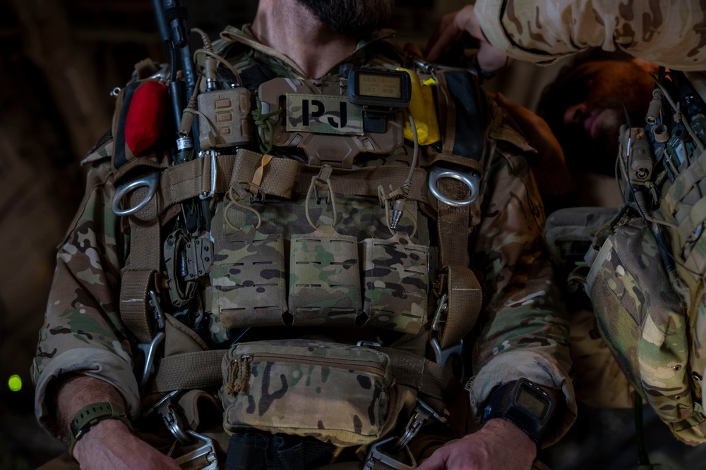Look Out Below: Pararescuemen Jump From HC-130J Combat King II