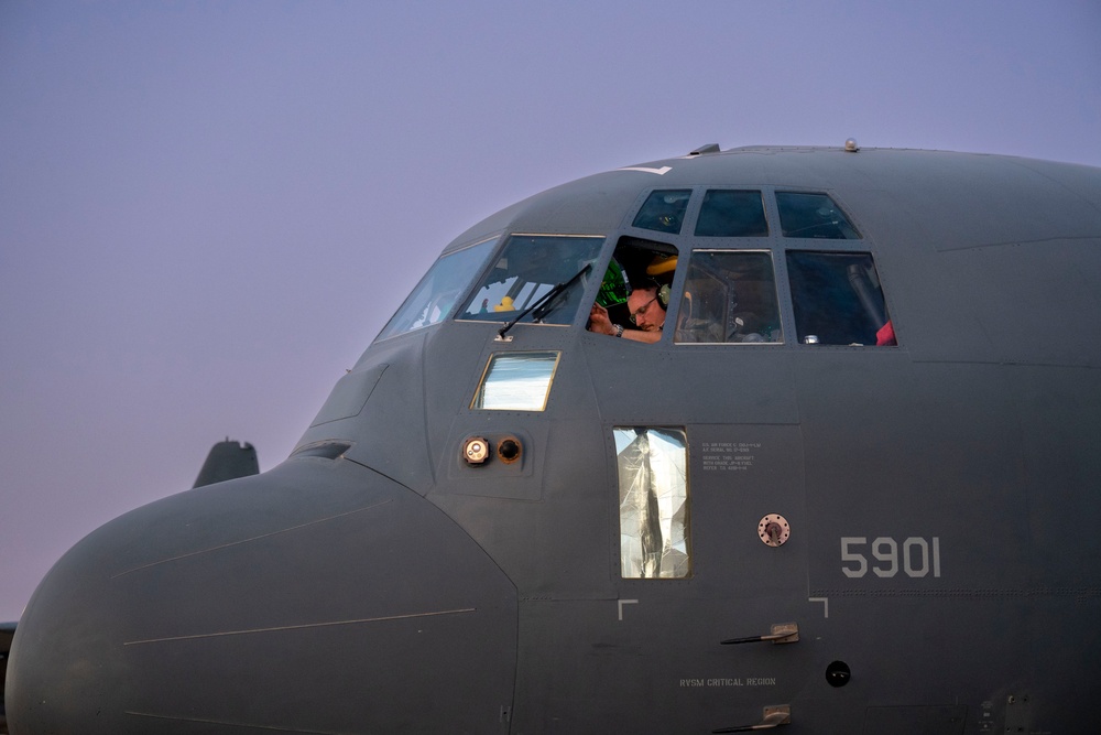 Look Out Below: Pararescuemen Jump From HC-130J Combat King II