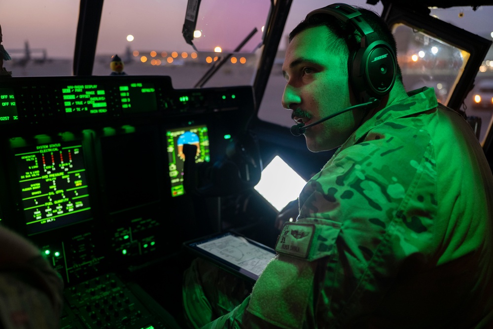 Look Out Below: Pararescuemen Jump From HC-130J Combat King II