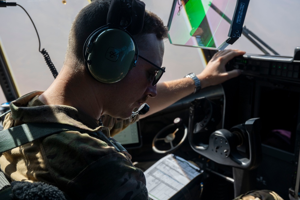 Look Out Below: Pararescuemen Jump From HC-130J Combat King II