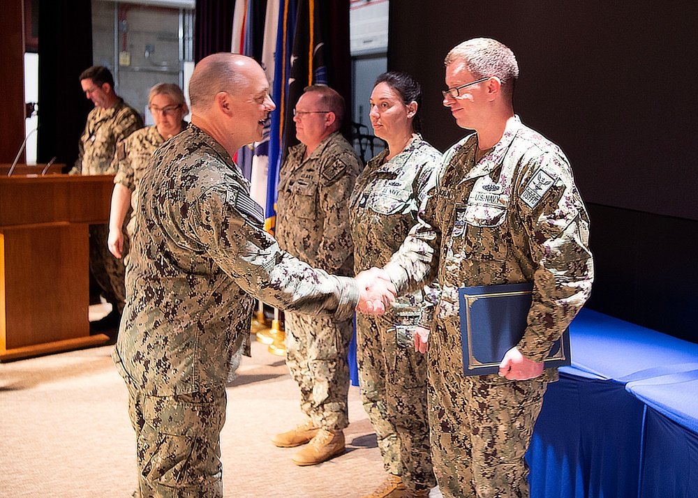 RADM Blackmon, RDML Walz Present Awards during LSE 2025