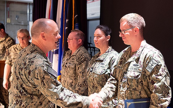 RADM Blackmon, RDML Walz Present Awards during LSE 2025
