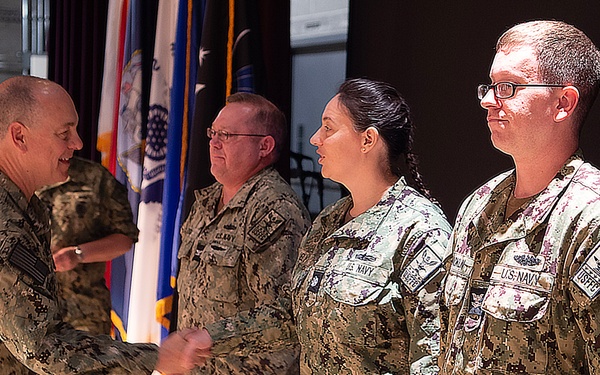 RADM Blackmon, RDML Walz Present Awards during LSE 2025