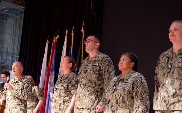 RADM Blackmon, RDML Walz Present Awards during LSE 2025
