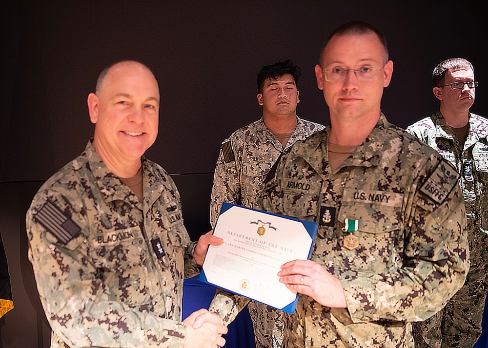 RADM Blackmon, RDML Walz Present Awards during LSE 2025