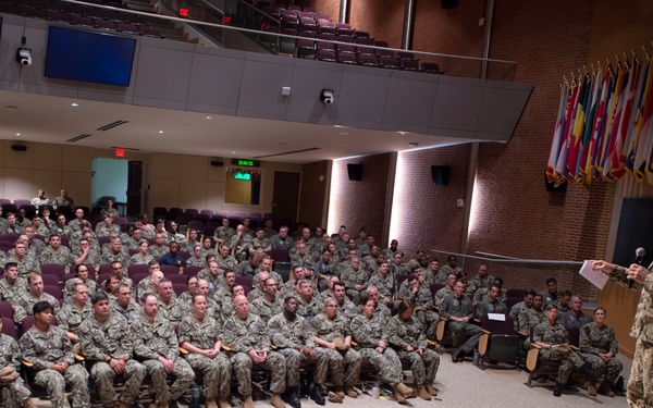 RADM Blackmon, RDML Walz Present Awards during LSE 2025