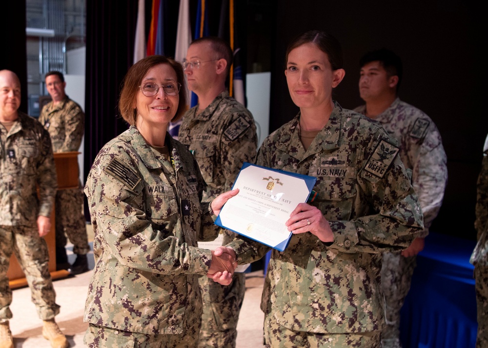 RADM Blackmon, RDML Walz Present Awards during LSE 2025