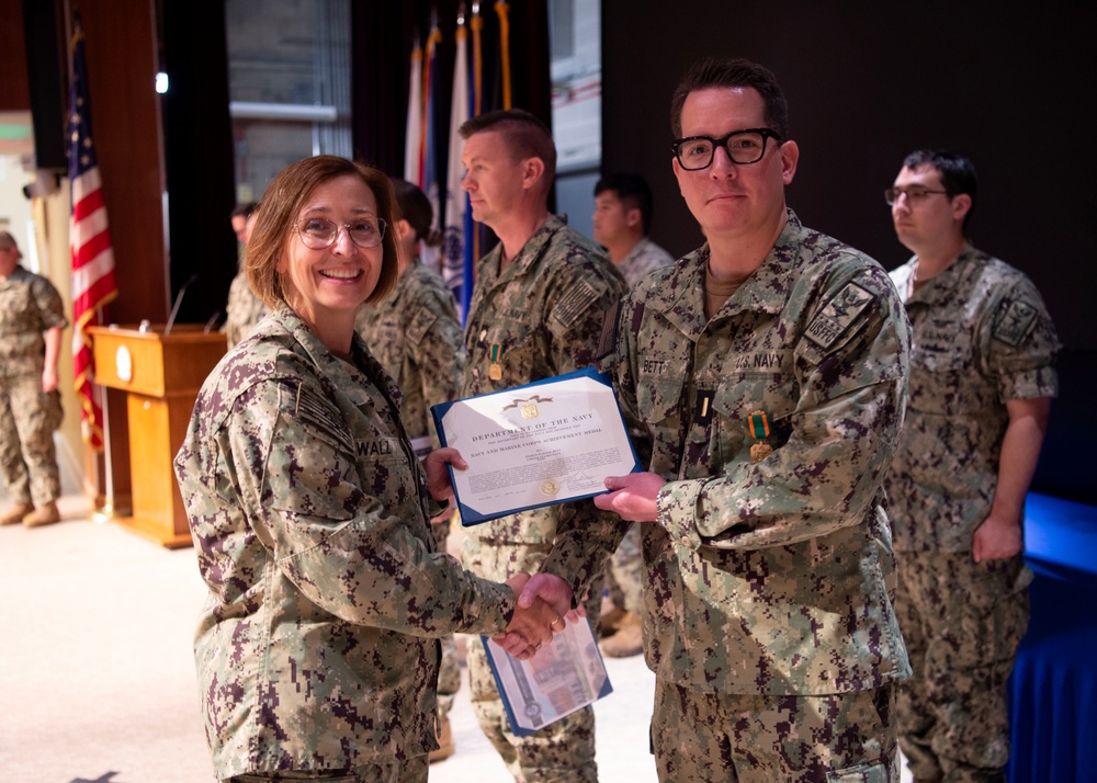 RADM Blackmon, RDML Walz Present Awards during LSE 2025