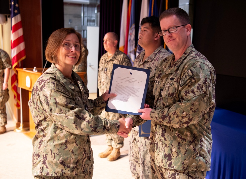 RADM Blackmon, RDML Walz Present Awards during LSE 2025