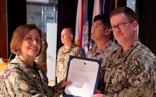 RADM Blackmon, RDML Walz Present Awards during LSE 2025