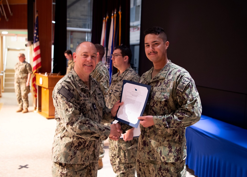 RADM Blackmon, RDML Walz Present Awards during LSE 2025