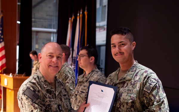RADM Blackmon, RDML Walz Present Awards during LSE 2025