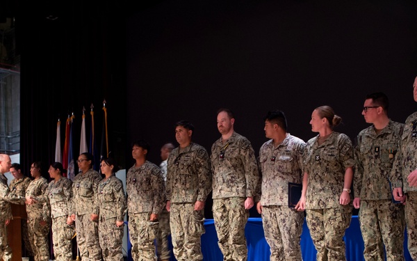 RADM Blackmon, RDML Walz Present Awards during LSE 2025