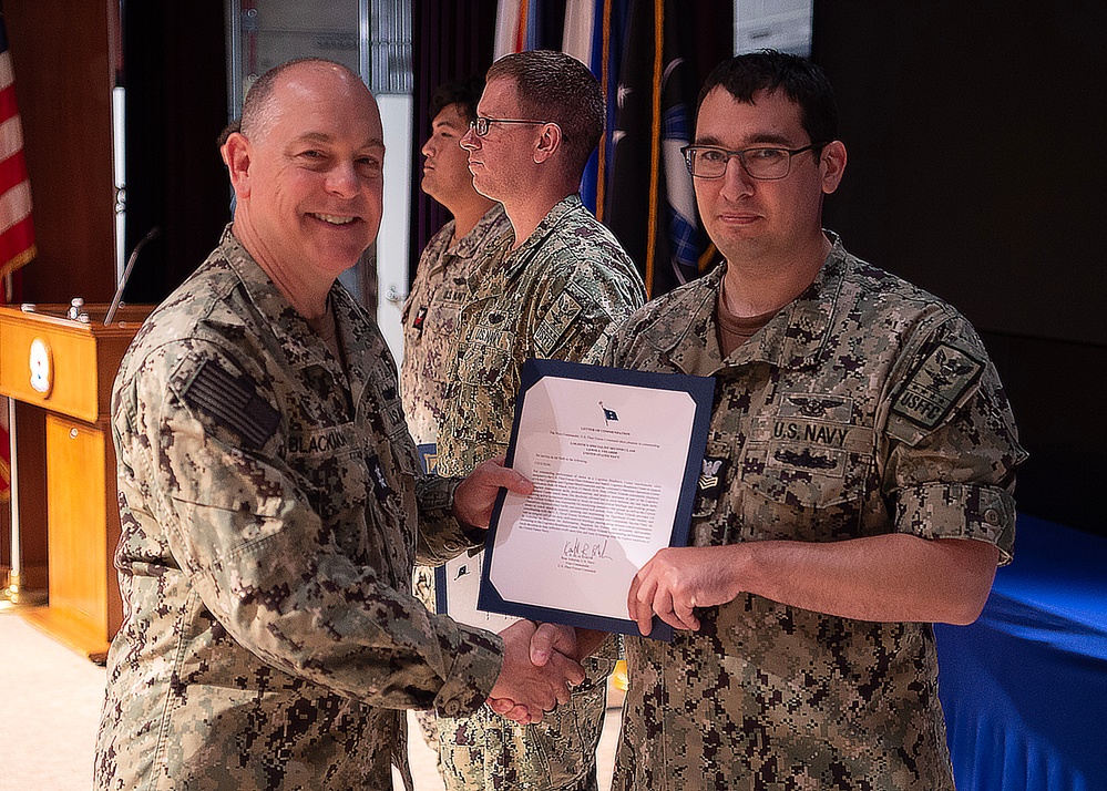 RADM Blackmon, RDML Walz Present Awards during LSE 2025