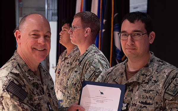 RADM Blackmon, RDML Walz Present Awards during LSE 2025