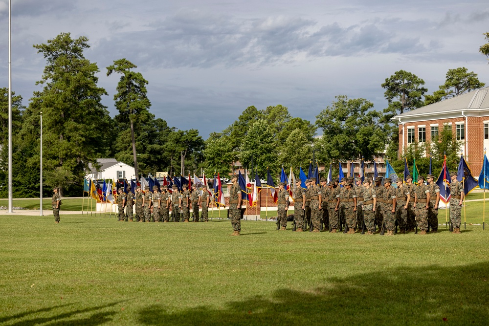 MCAS Cherry Point’s H&amp;HS bids farewell to Sgt. Maj. Burnette, welcomes Sgt. Maj. Nunez