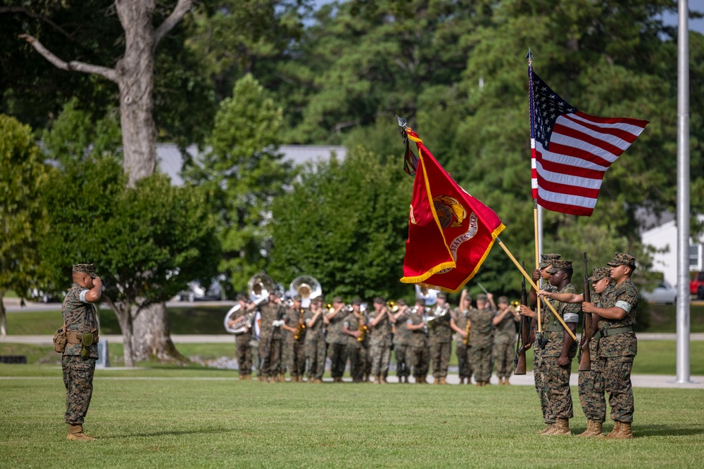MCAS Cherry Point’s H&amp;HS bids farewell to Sgt. Maj. Burnette, welcomes Sgt. Maj. Nunez