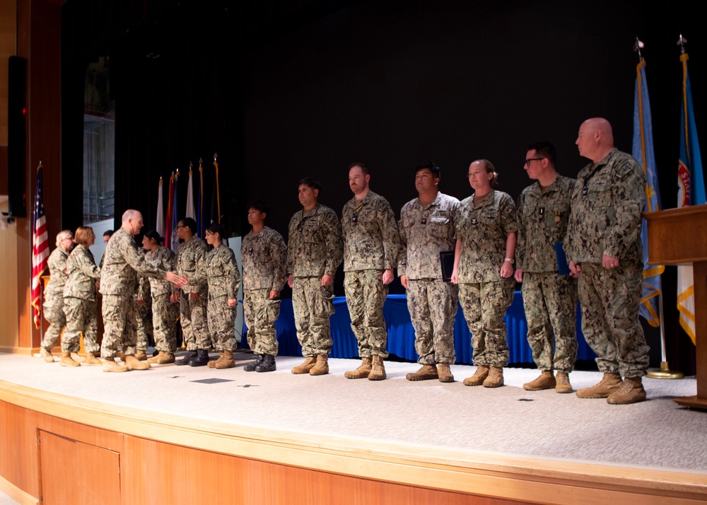 RADM Blackmon, RDML Walz Present Awards during LSE 2025
