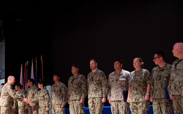 RADM Blackmon, RDML Walz Present Awards during LSE 2025