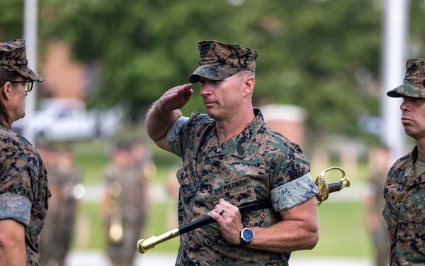 MCAS Cherry Point’s H&amp;HS bids farewell to Sgt. Maj. Burnette, welcomes Sgt. Maj. Nunez