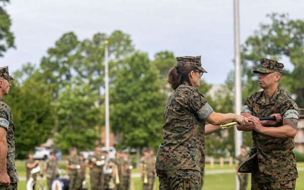 MCAS Cherry Point’s H&amp;HS bids farewell to Sgt. Maj. Burnette, welcomes Sgt. Maj. Nunez