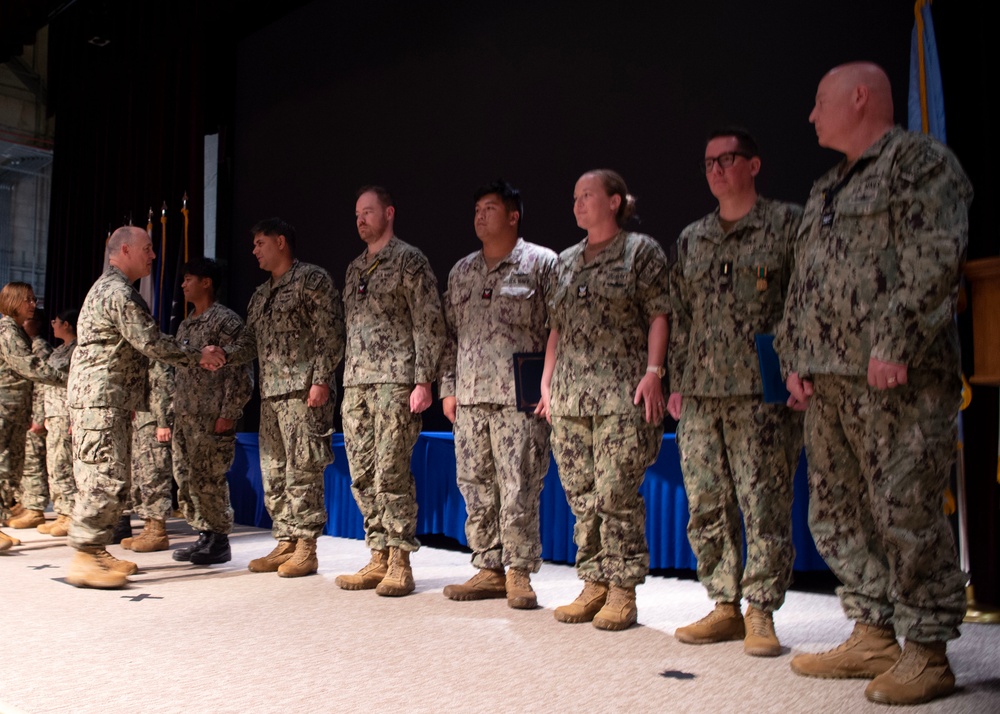 RADM Blackmon, RDML Walz Present Awards during LSE 2025