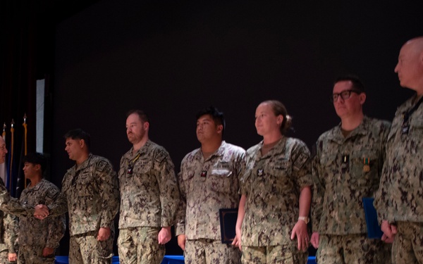 RADM Blackmon, RDML Walz Present Awards during LSE 2025