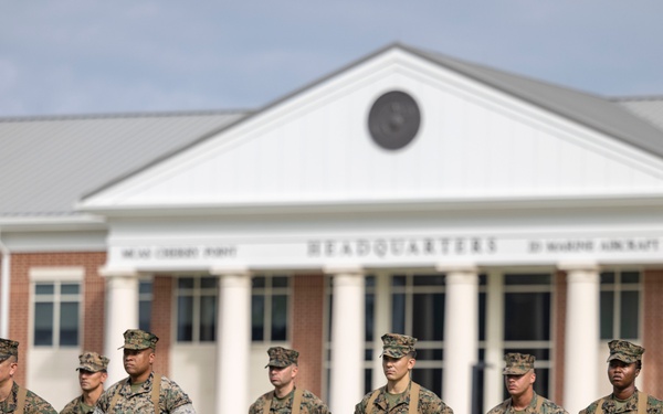 MCAS Cherry Point’s H&amp;HS bids farewell to Sgt. Maj. Burnette, welcomes Sgt. Maj. Nunez