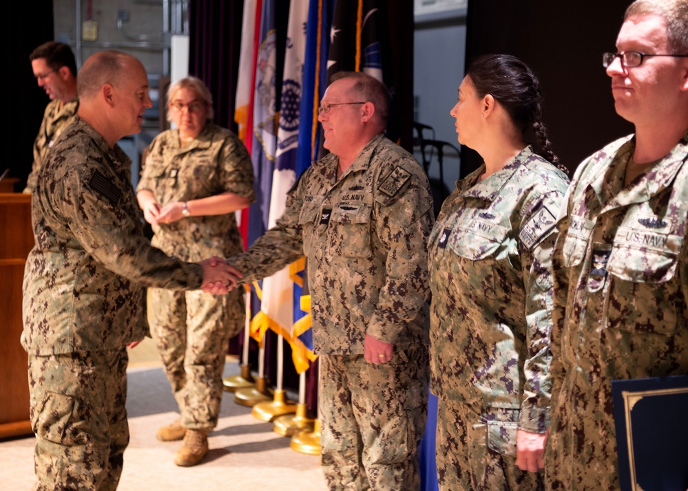 RADM Blackmon, RDML Walz Present Awards during LSE 2025