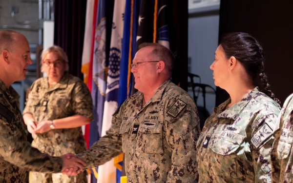 RADM Blackmon, RDML Walz Present Awards during LSE 2025