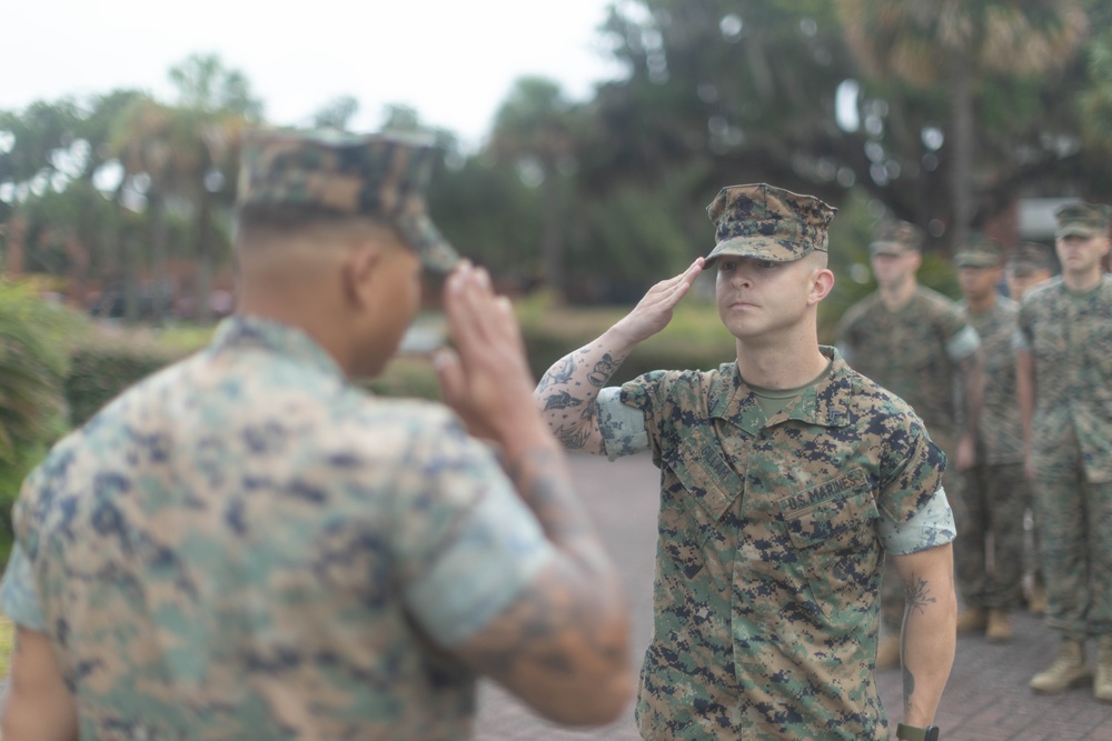 MCRD Parris Island Meritorious Promotion Ceremony