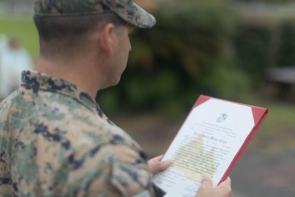 MCRD Parris Island Meritorious Promotion Ceremony